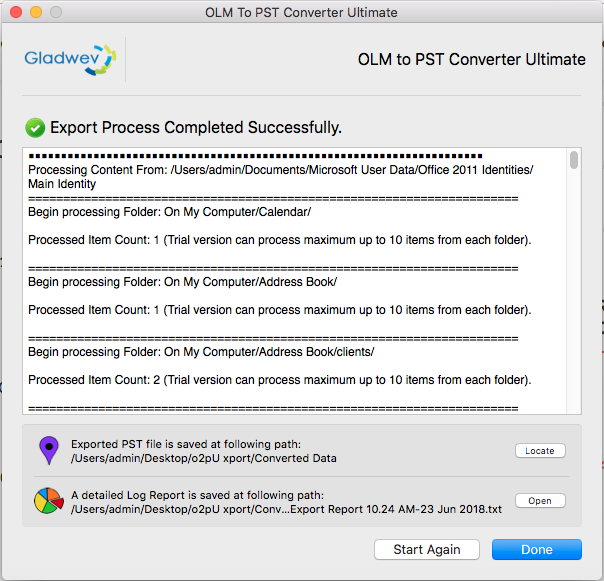 how to convert olm to pst